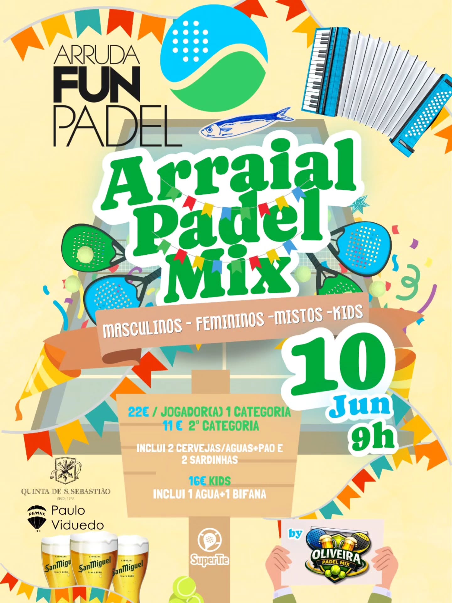Padel Mix Arraial Padel Mix 2026 | AgendaPadel.pt | AgendaPadel.pt